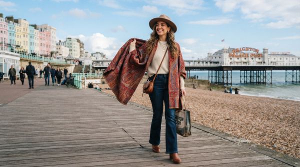 Elevate Your Boho Chic Look: Stylish Ways to Wear a Paisley Shawl in Brighton