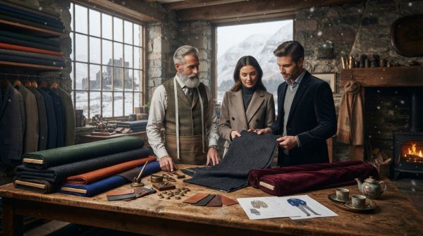 Explore Exceptional UK Locations for Tailoring Unique Winter Wedding Attire